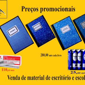 Material de escritório e escolar